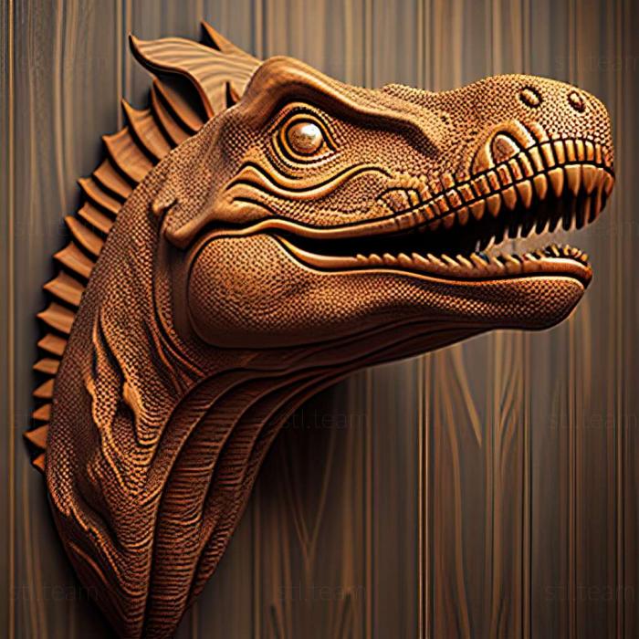 3D модель Диноцефалозавр восточный (STL)